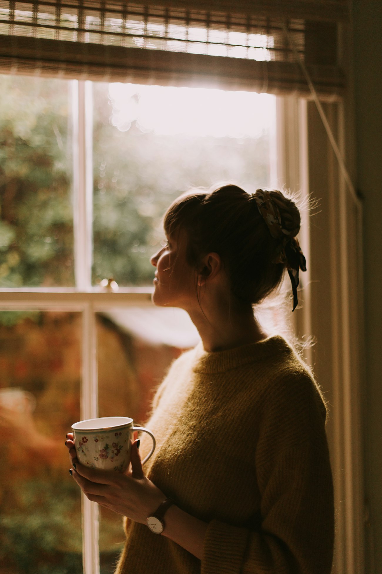 A relaxed telehealth moment at home